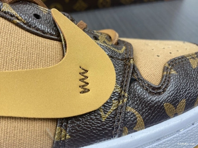 Off-Louis Jordan 1 Air OW x AJ1 LOW 0713